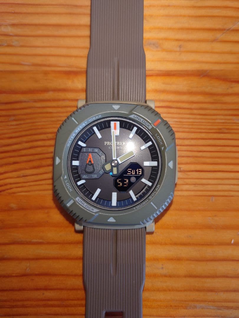 時計 CASIO PRO TREK Hiker Line PRJ-B001-5JF Casio Men's PRJ-B001-5JF PRO TREK Hiker Line 