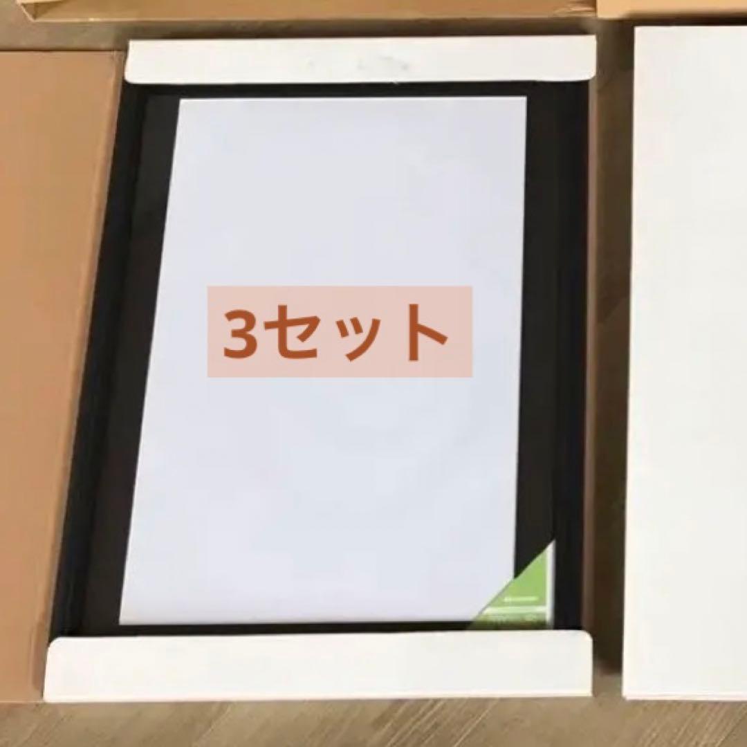【未使用】HAKUBA A3ノビ　額縁　3点 木製フォトフレーム 写真用「ピクスリアプラス」A3ノビ／A3サイズ