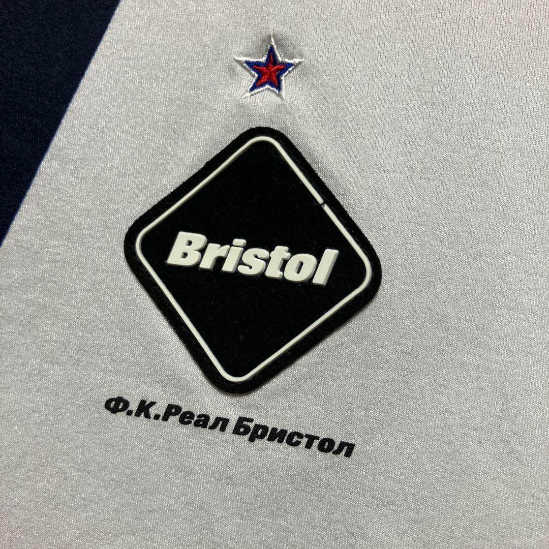 SOPH. fcrb 長袖カットソー ネイビー/ホワイト