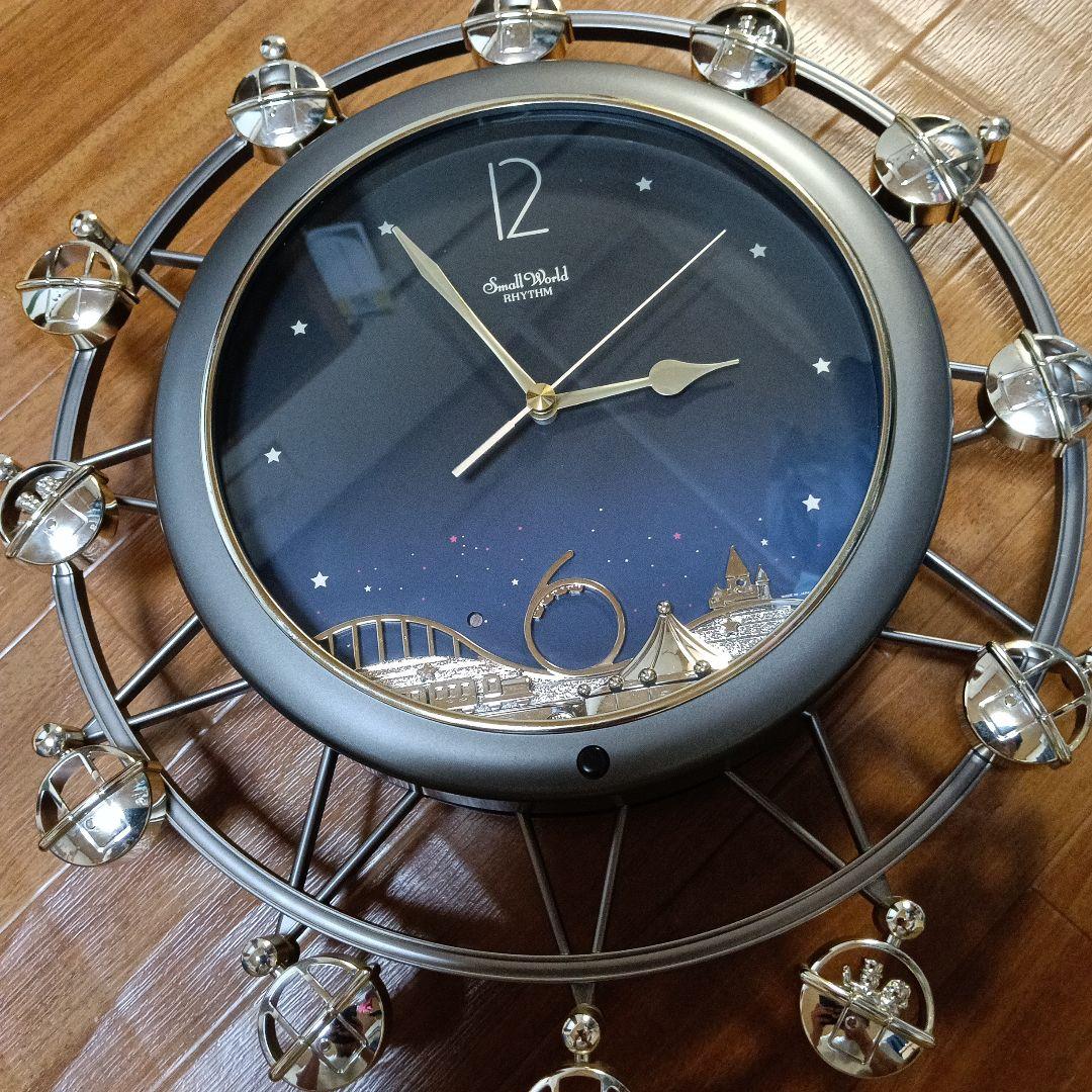 ジャンク】リズム時計 スモールワールド からくり時計 観覧車 4MH701