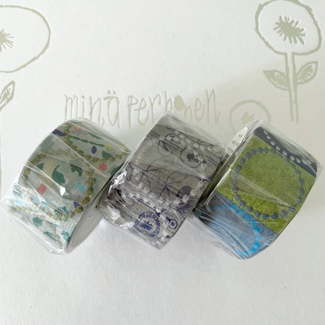 mt × mina perhonen マスキングテープ タンバリン 3本セット 楽天市場】マスキングテープ マステ mt mina perhonen tambourine