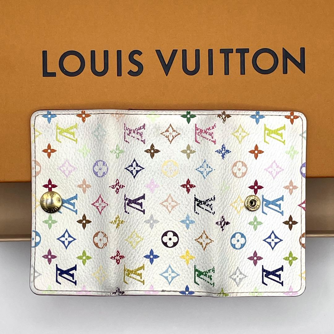 ルイヴィトン ミュルティクレ4 マルチカラー 4連キーケース ホワイト