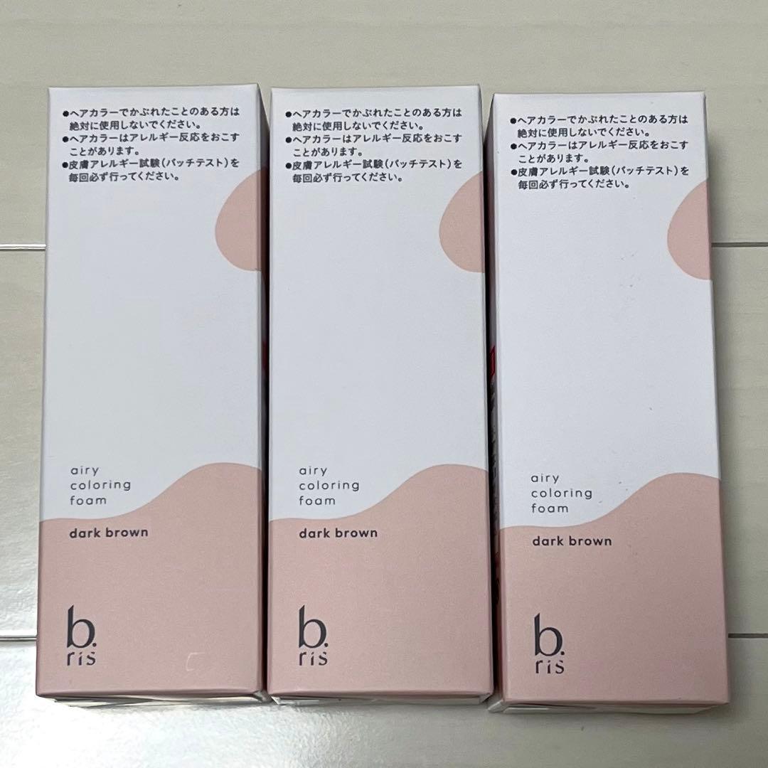 b.ris ビーリスエアリーカラーリングダークブラウン Amazon | ビーリス エアリーカラーリングフォーム [ 白髪染め 医薬部外