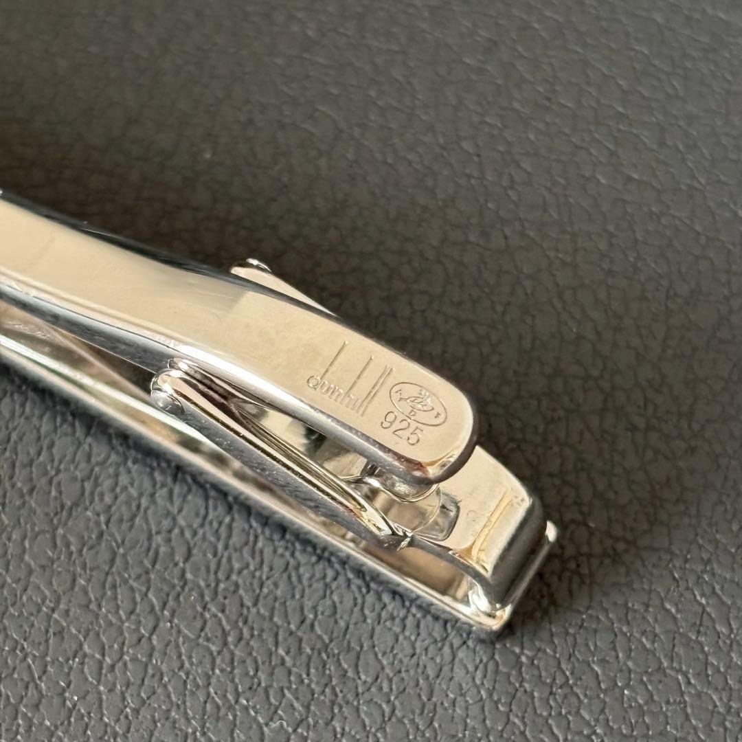 良品】【ダンヒル】ネクタイピン ピンクシェル シルバー925 結婚式