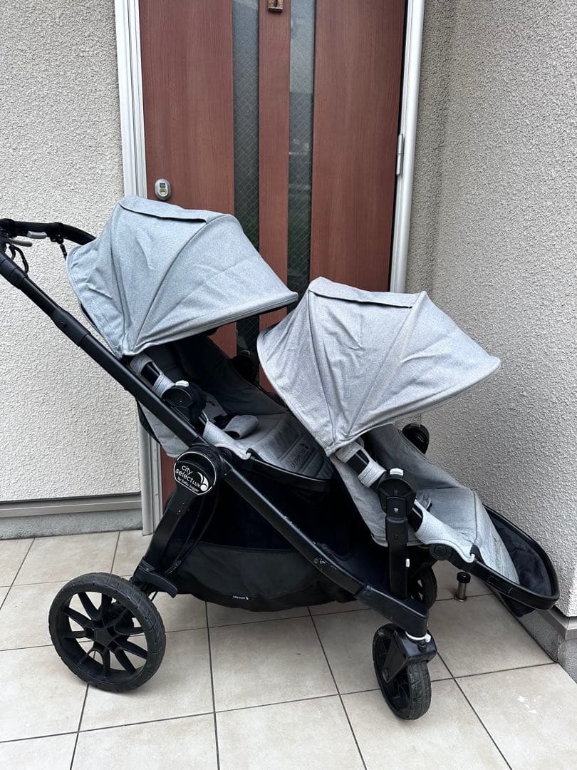 ベビージョガー　シティセレクト２人乗りベビーカー ベビーカー ダブル 2人 双子 軽量 コンパクト リクライニング 各15kg