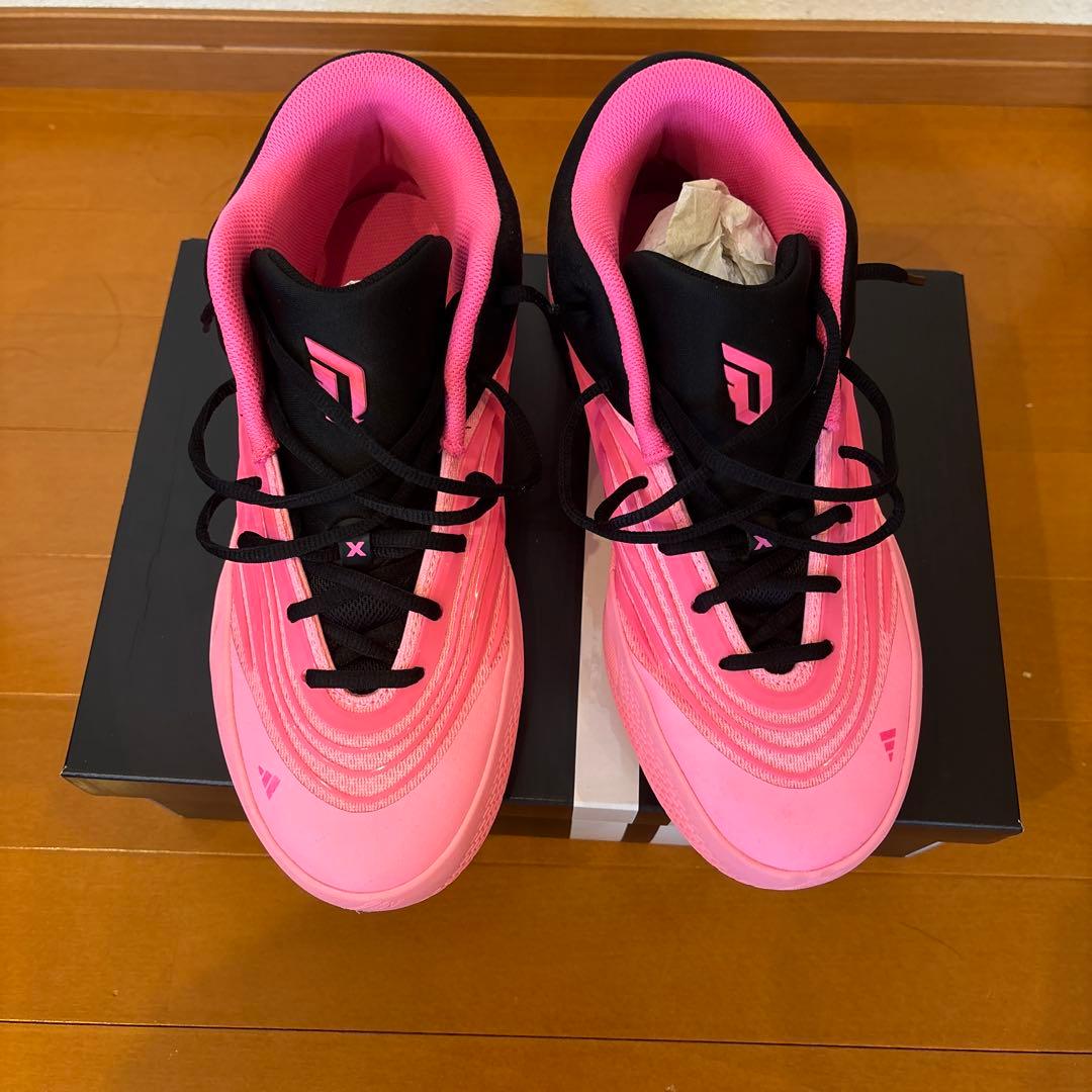 バスケットボールシューズ　adidas デイムX ピンク 楽天市場】【公式】アディダス adidas 返品可 バスケットボール デイム