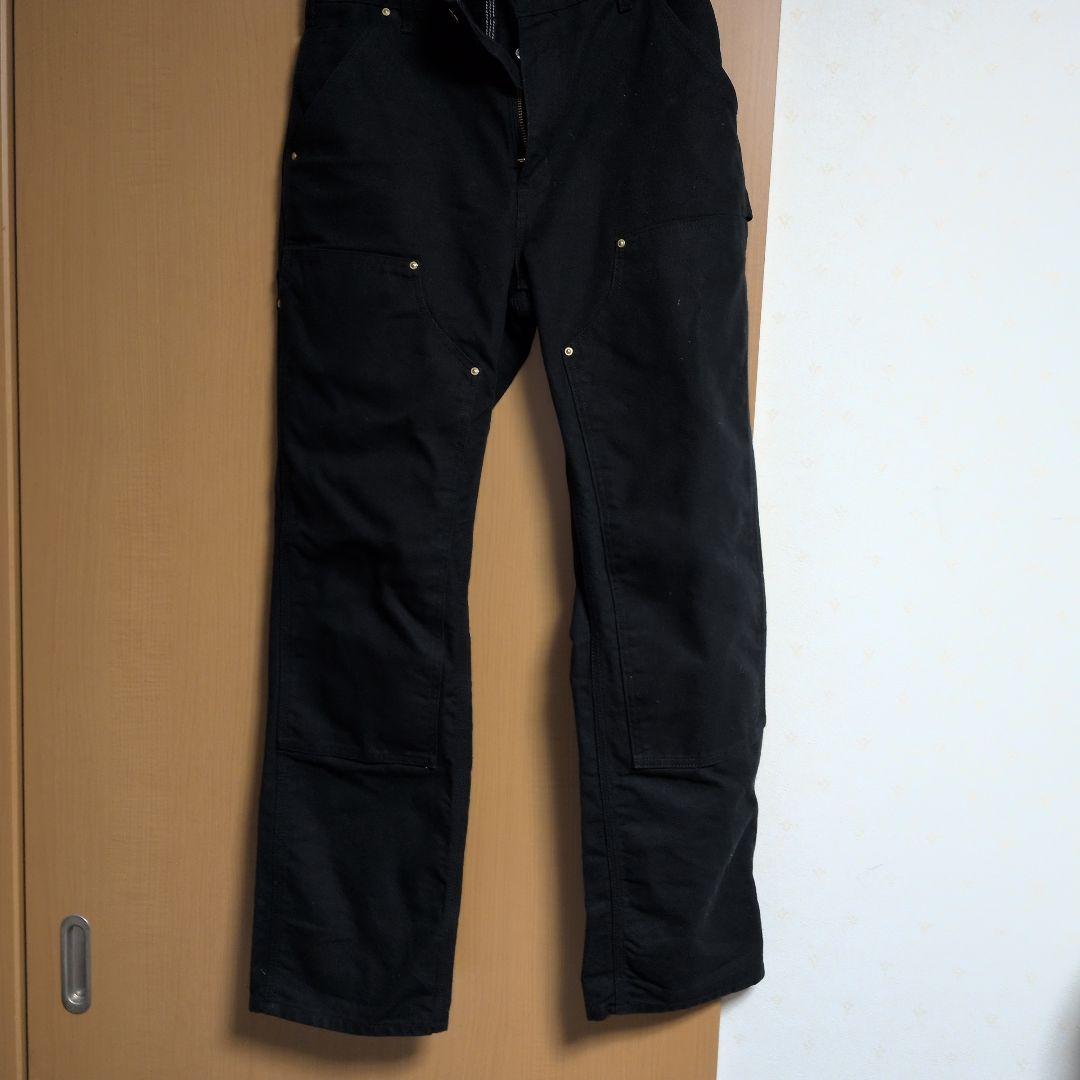 Carhartt ダブルニー　ブラック　W31×L32 トップイズム TopIsm Carhartt カーハート WIP ワイドシルエット