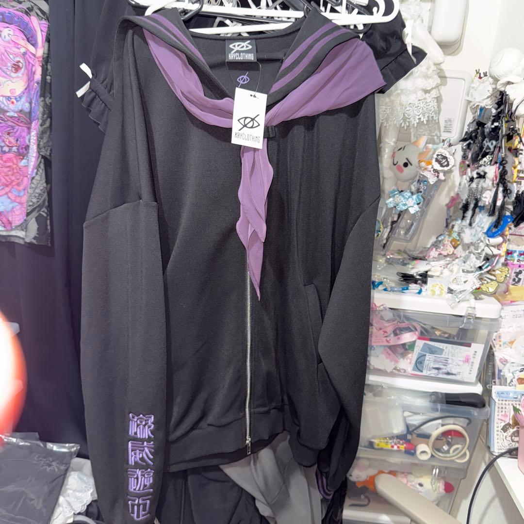 KRY clothing TAKURAMI セーラー パーカー　紫 タグ付き TAKURAMI」 | KRY clothing