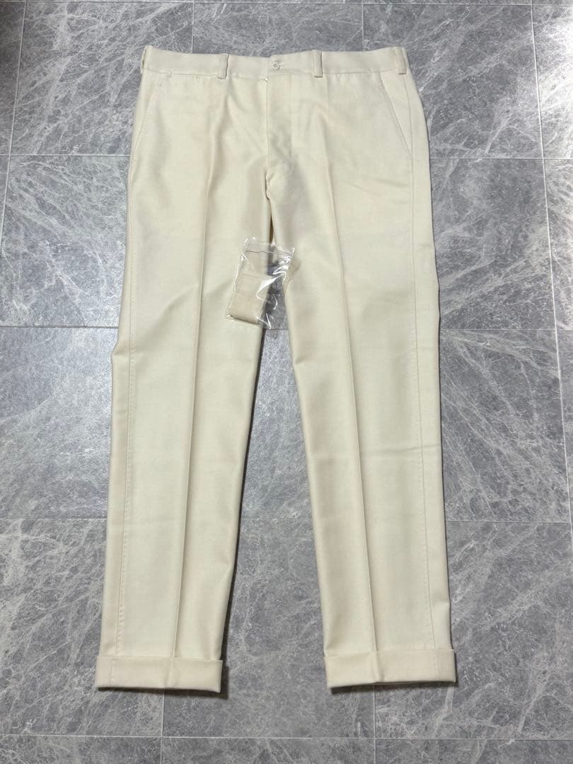 AMBROSI アンブロージ ウール スラックス パンツ オフホワイト XL Ambrosi (Men)のメンズパンツ | メンズ | 三越伊勢丹オンラインストア