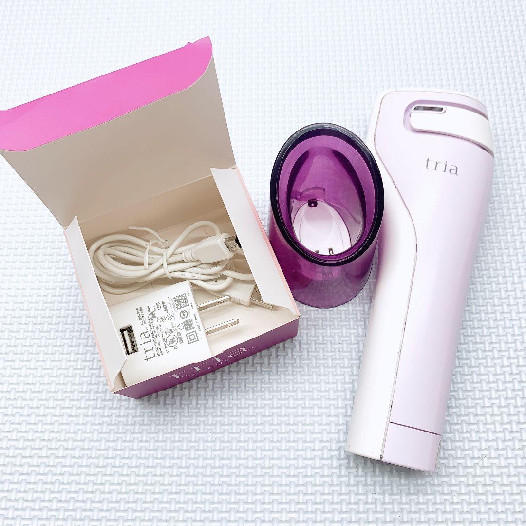 ほぼ未使用品❤トリア スキン エイジングケア レーザー Tria ライラック 自宅でできる本格レーザー美顔器 『トリア・スキン エイジングケア