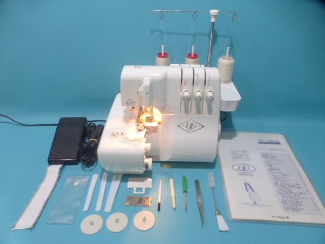 超美品●ＪＵＫＩ ロックミシン 衣縫人 BL-34EXS　 1本針3本糸●K-B Amazon | ジューキ 2本針4本糸ロックミシン衣縫人（IHOJIN） BL57EXS