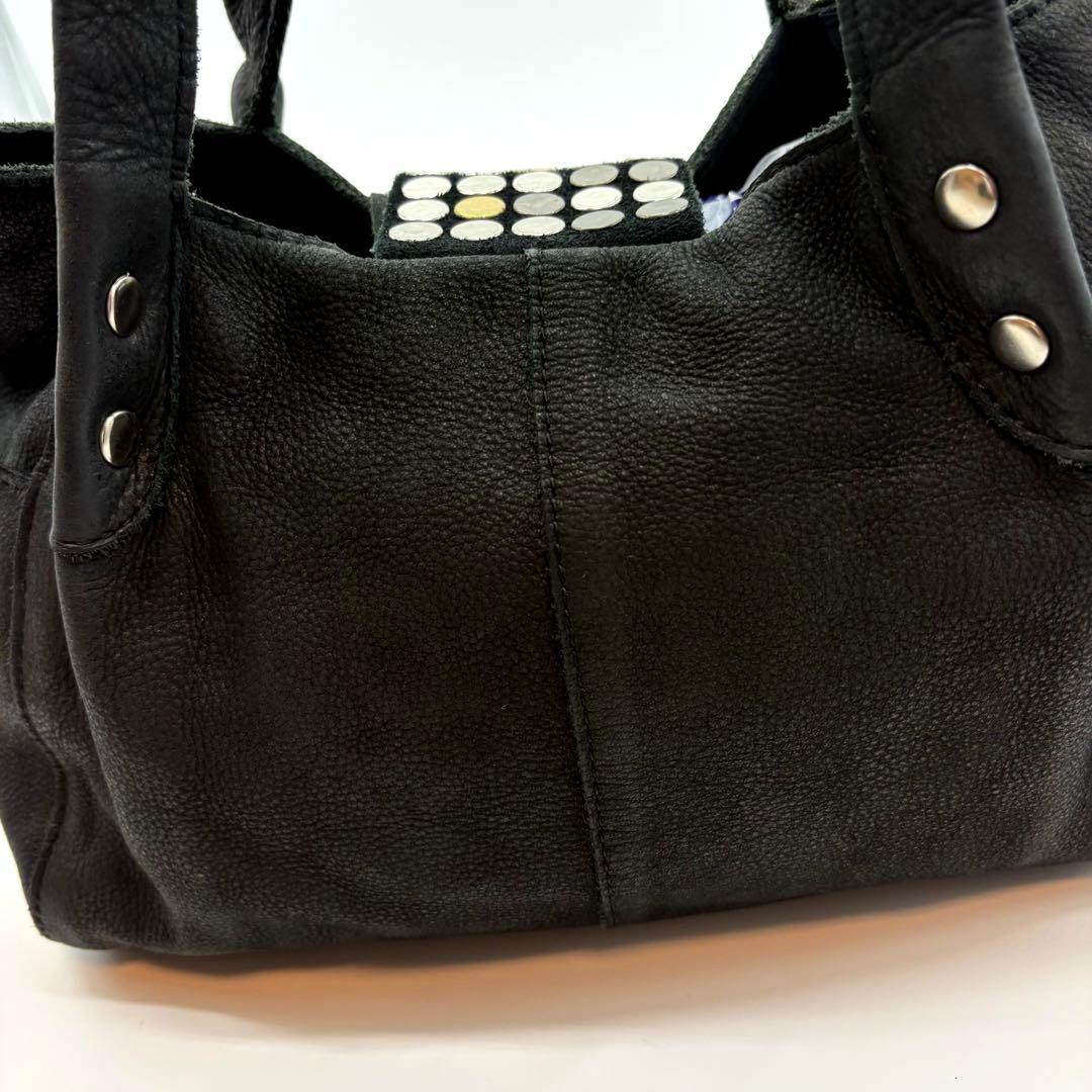 TRES y2k 00s 海外ガール 本革 スタッズ ショルダー バッグ 黒 - メルカリ