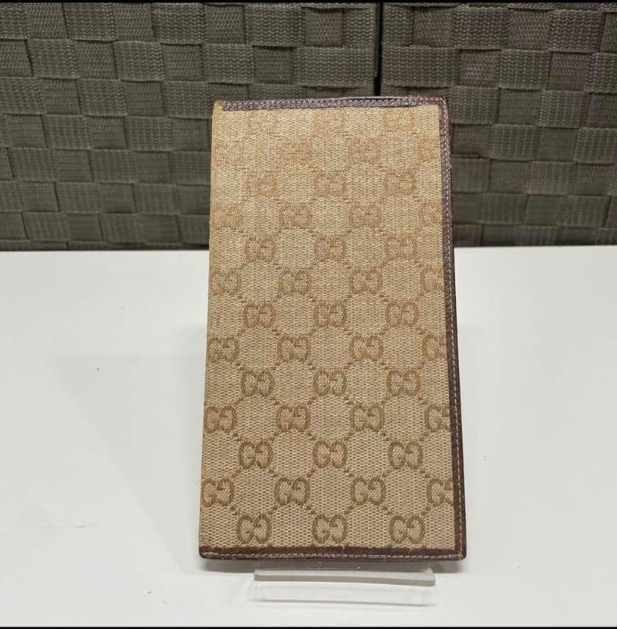 GUCCI GGパターン ベージュ 札入れ - メルカリ