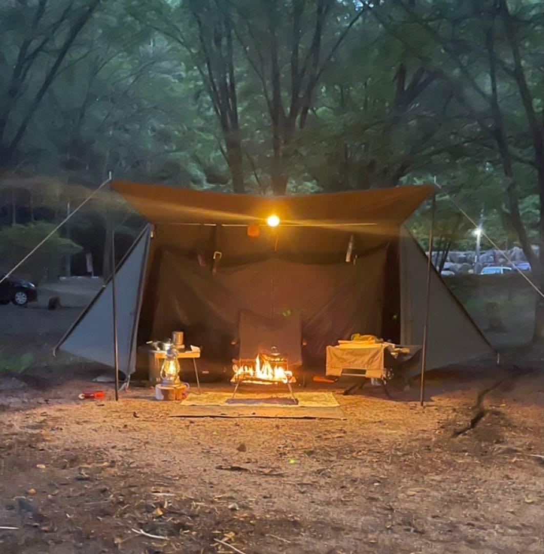 取説付《フォックスベースevo仕様》二股フレーム＋棟ポールキット　らくらく設営