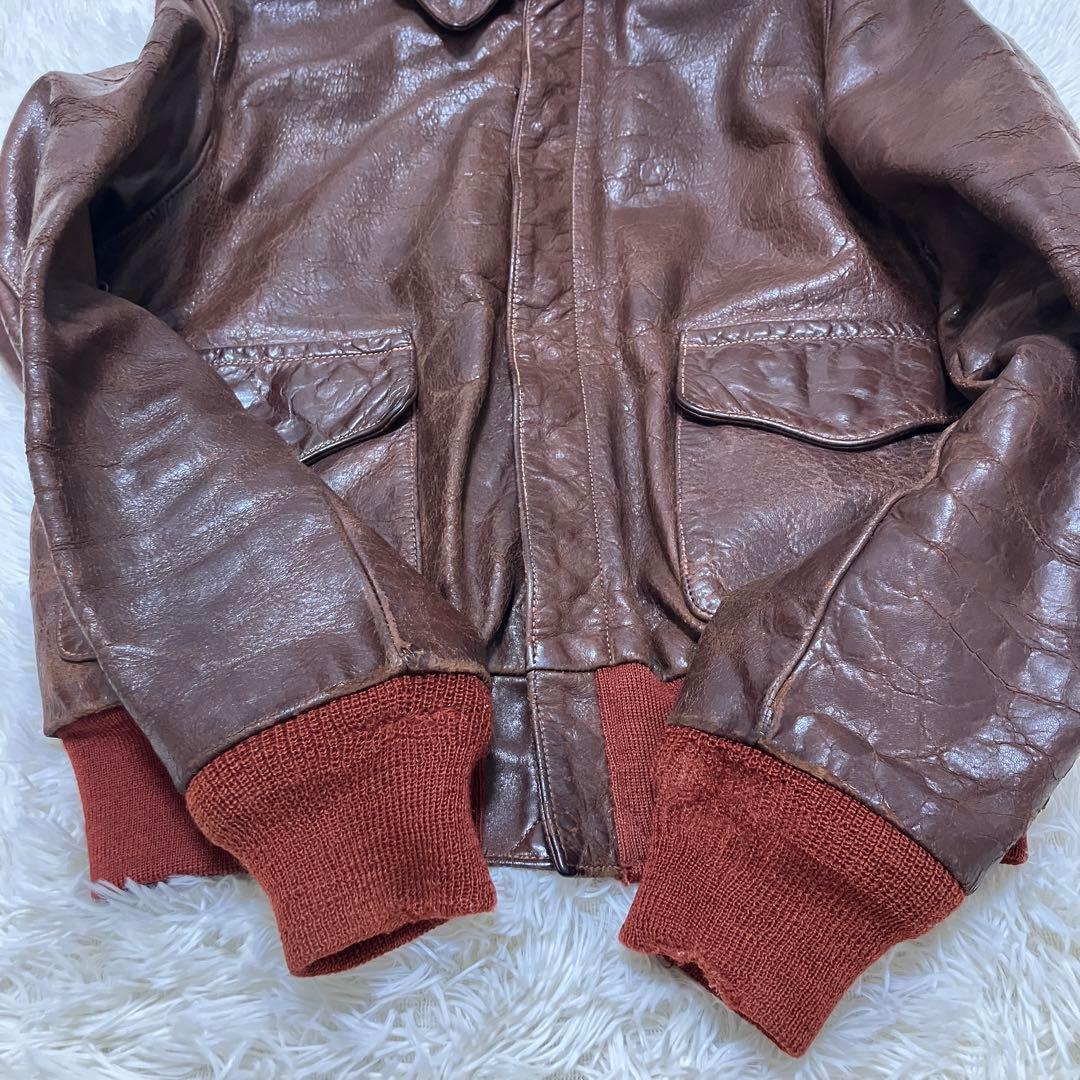 実名復刻 リアルマッコイズ A-2 本革 赤リブ 36 - メルカリ