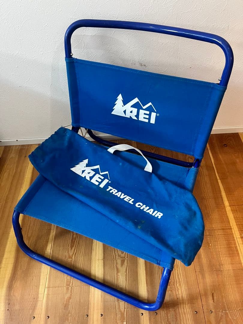 f*様 REI トラベルチェア 青 ビンテージ 貴重 美品 - メルカリ
