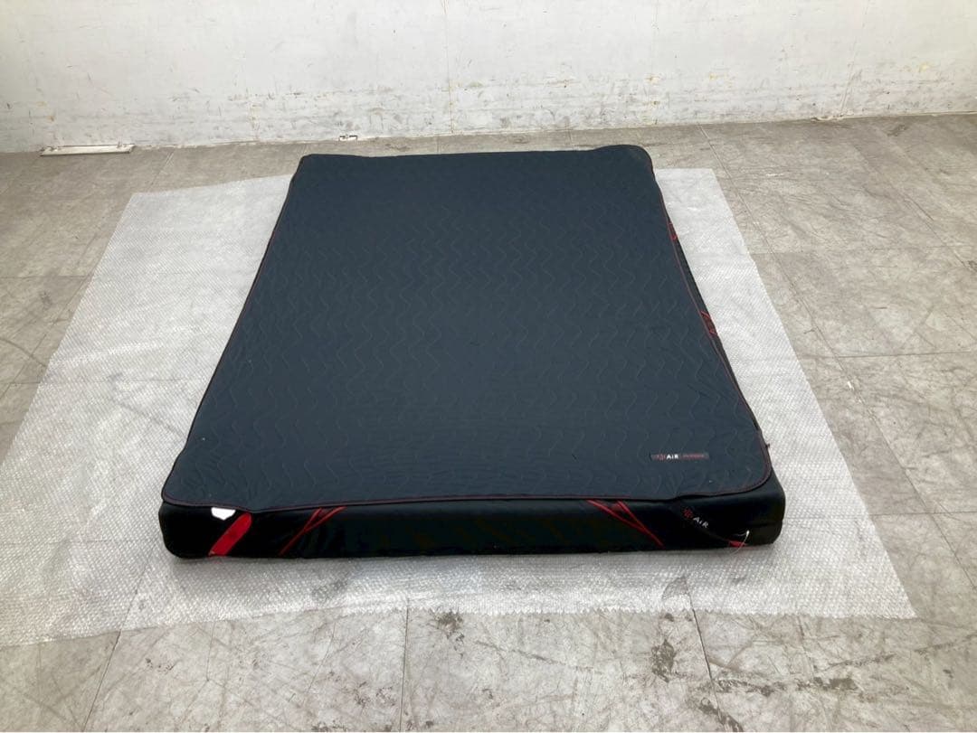 【展示品】西川エアー　SI ダブル　厚み14cm パッドシーツ付　jgt11 エアーSI］マットレス／HARD （シングル）97×195×9cm ブルー 材料