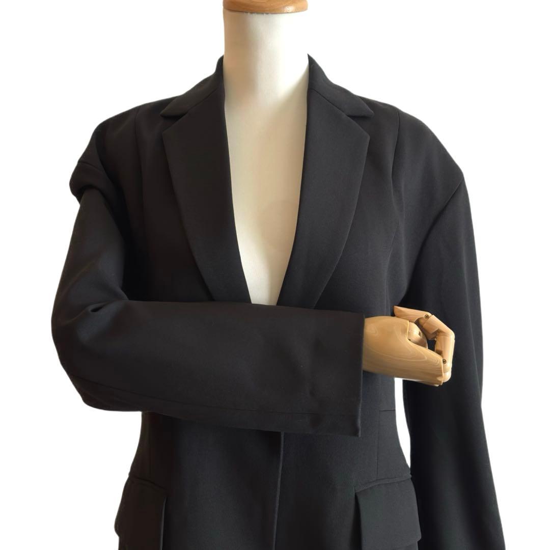 GEMINI】 Whim Gazette ウエストシェイプジャケット黒24年 - メルカリ