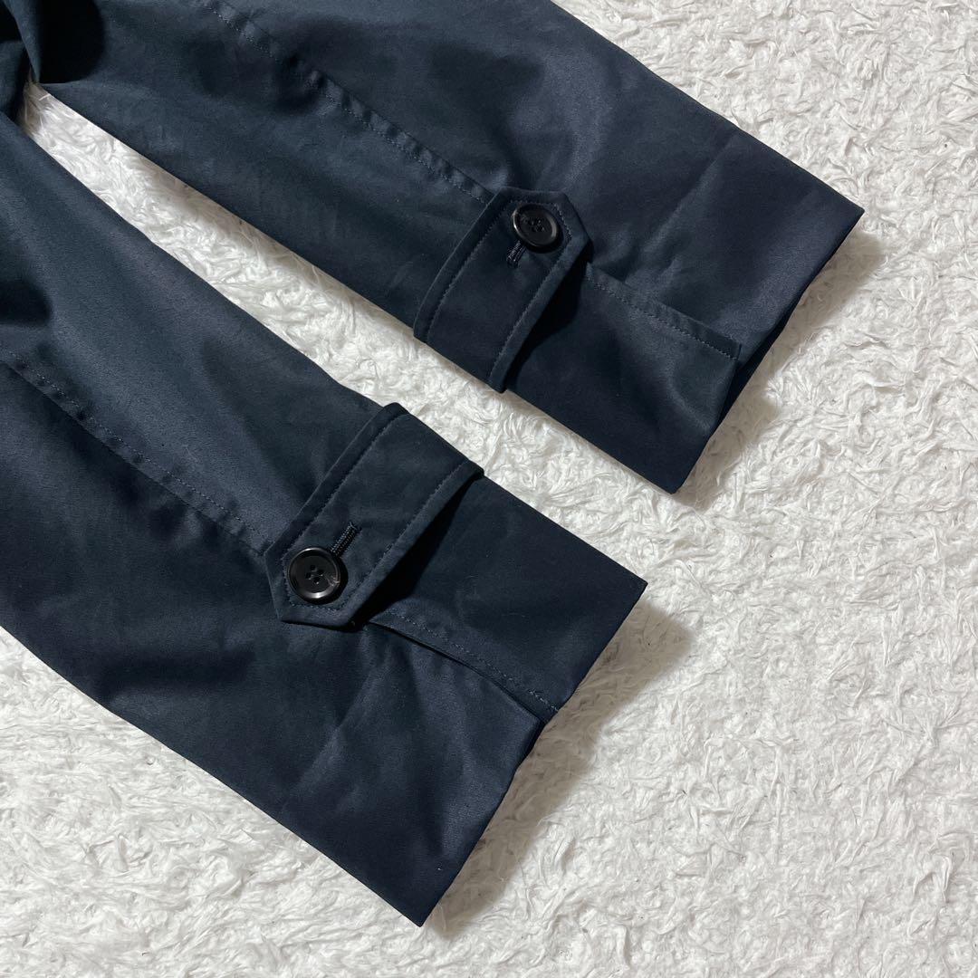 極美品✨23区 ダブルブレスト トレンチコート ミドル丈 紺 ベルト 48