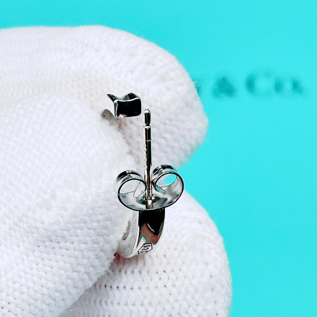 ◇ティファニー◇新品仕上済 1837 ナロー フープ ピアス 925 2.12g