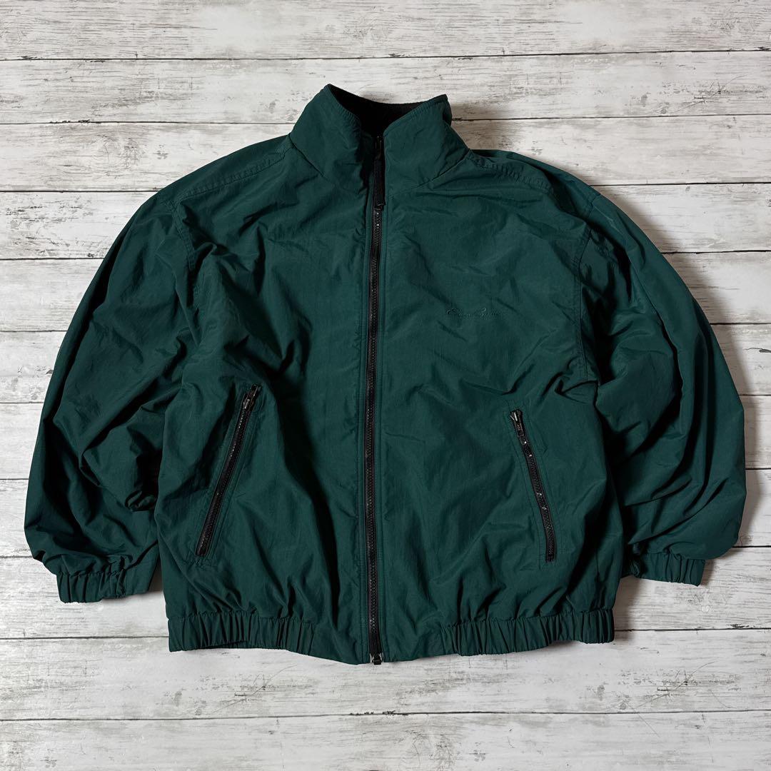 m*︎様 Eddie Bauer エディーバウアー ナイロンジャケット M 緑 エディーバウアー アノラックナイロンジャケット M 黒タグ 80s 90s 緑