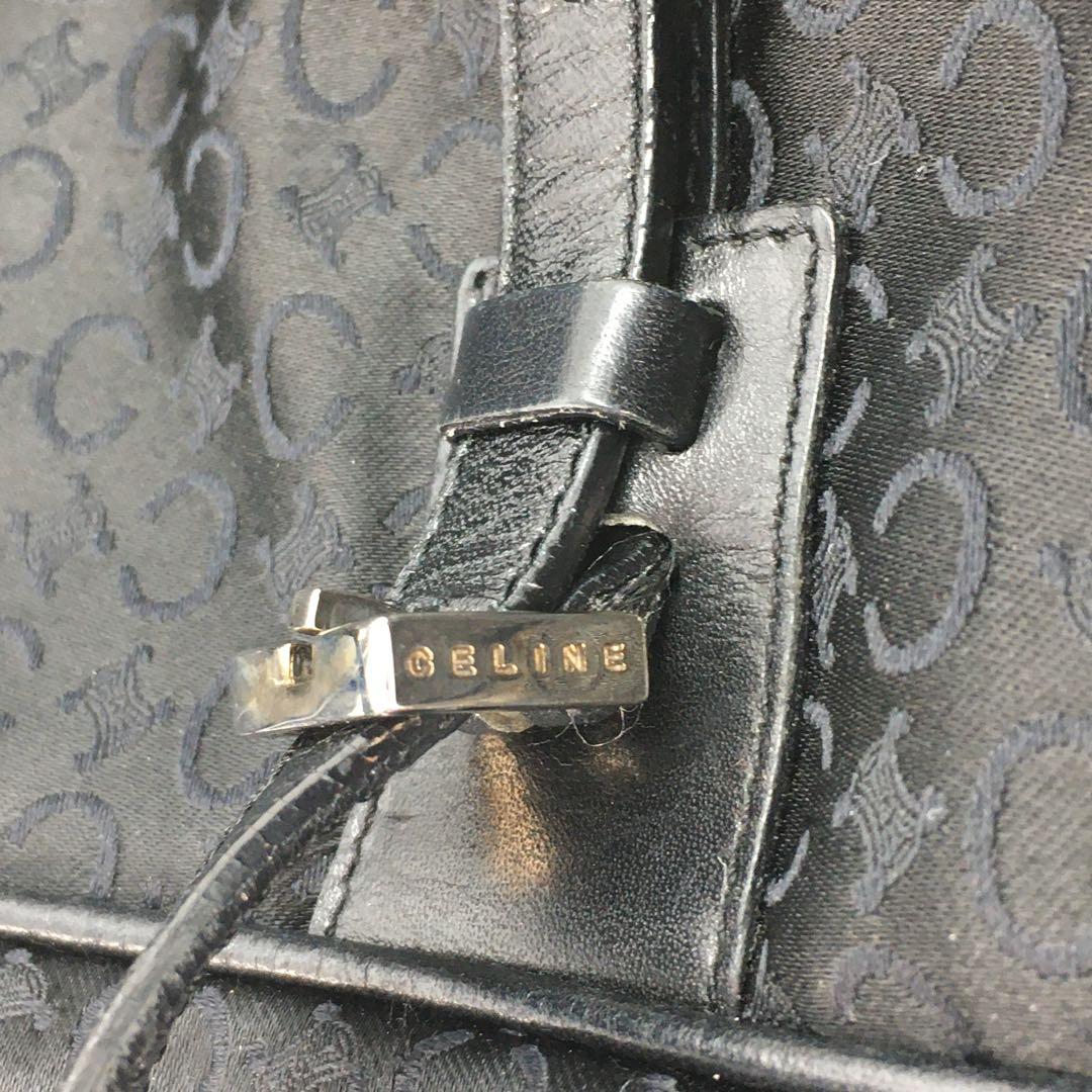 セリーヌ トート ドラム ボストンバッグ Cマカダム フォーマル FR512