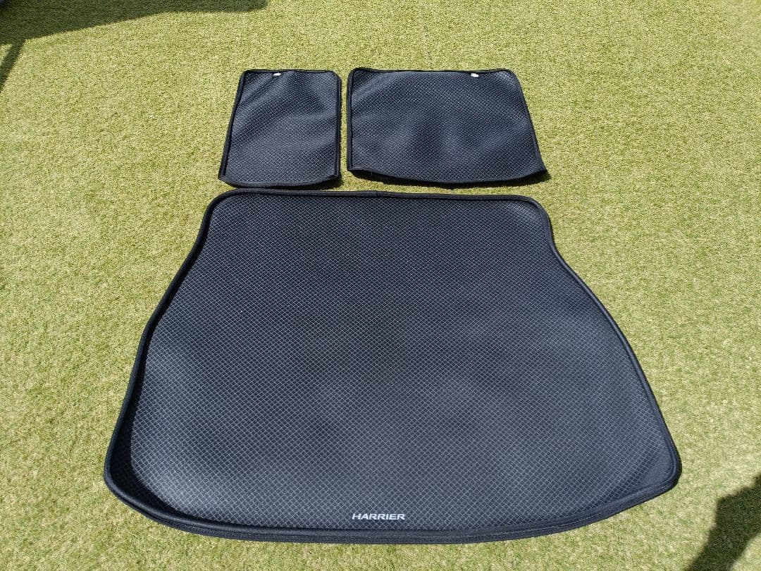 値下げ　80ハリアー　ラゲージマット3点セット　即日発送 ハリアー 80系 専用 3D スポーツマットセット ラゲッジ ラゲッジサイド