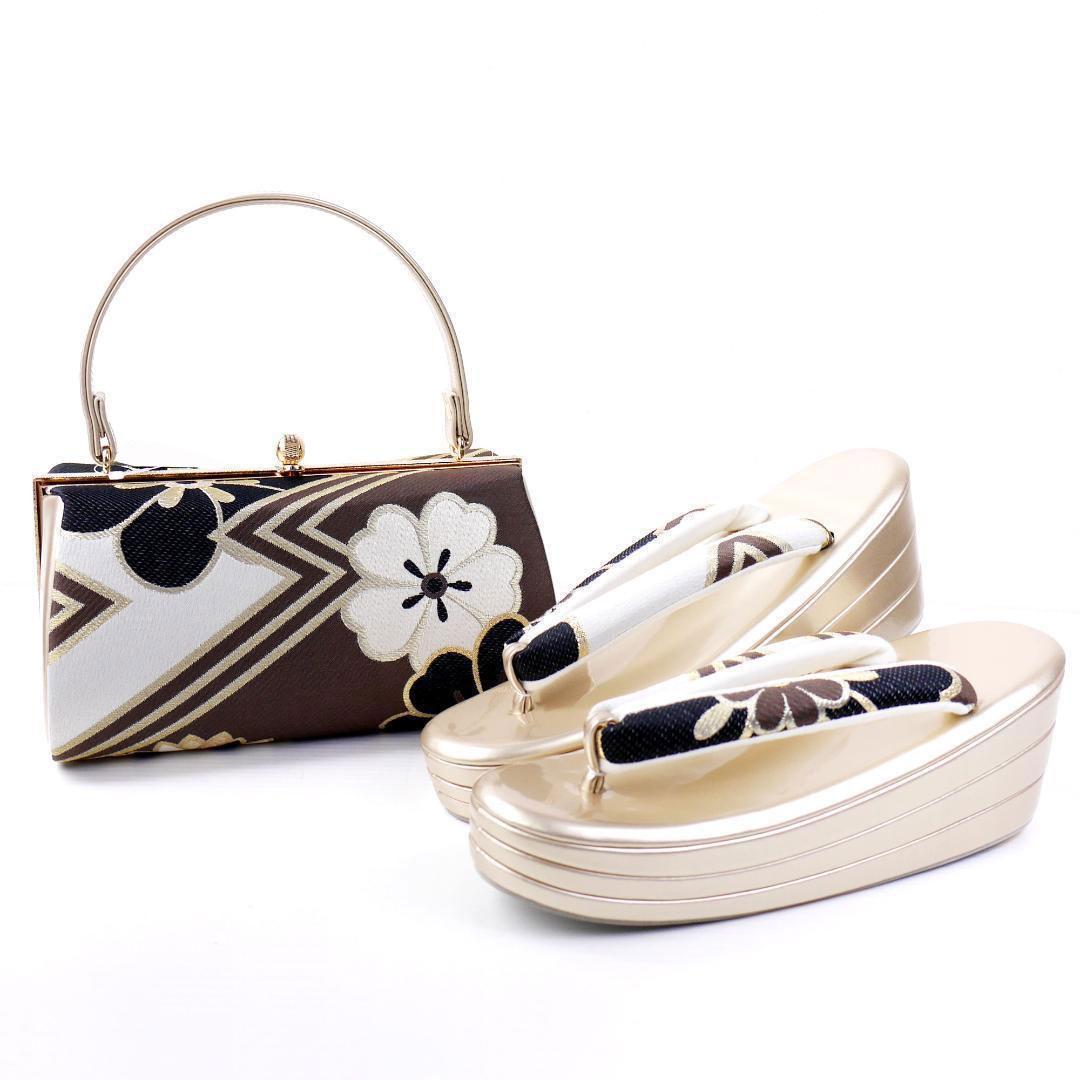 草履バッグセット 着物 振袖 成人式 厚底 ヒール草履 uzouri94-6 楽天市場】草履 振袖 バッグ セット 日本製 レディース 女性 草履