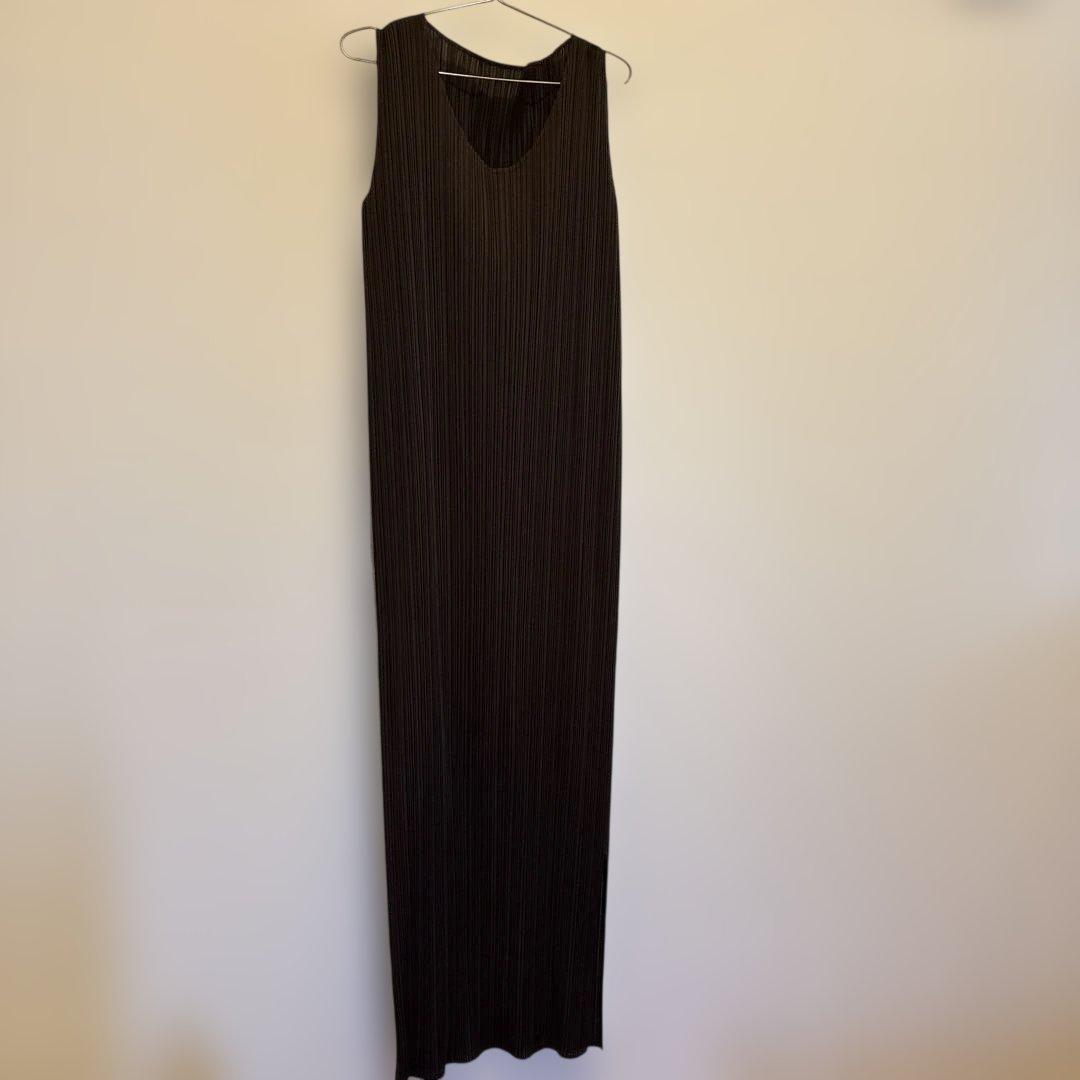 Pleats please プリーツプリーズ　ノースリーブワンピース PLEATS PLEASE（プリーツ プリーズ） メッシュレイヤードプリーツ