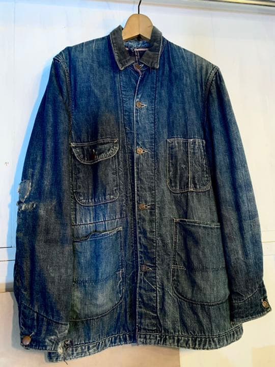40's〜 50's ヴィンテージ work master デニム カバーオール 40's〜 WORKMASTER COVERALL（カバーオール） | 西田商店
