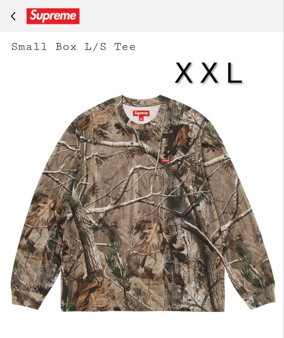 トップス supreme Small Box L/S Tee Camo 中古・古着通販】Supreme (シュプリーム) Small Box L/S Tee Realtree