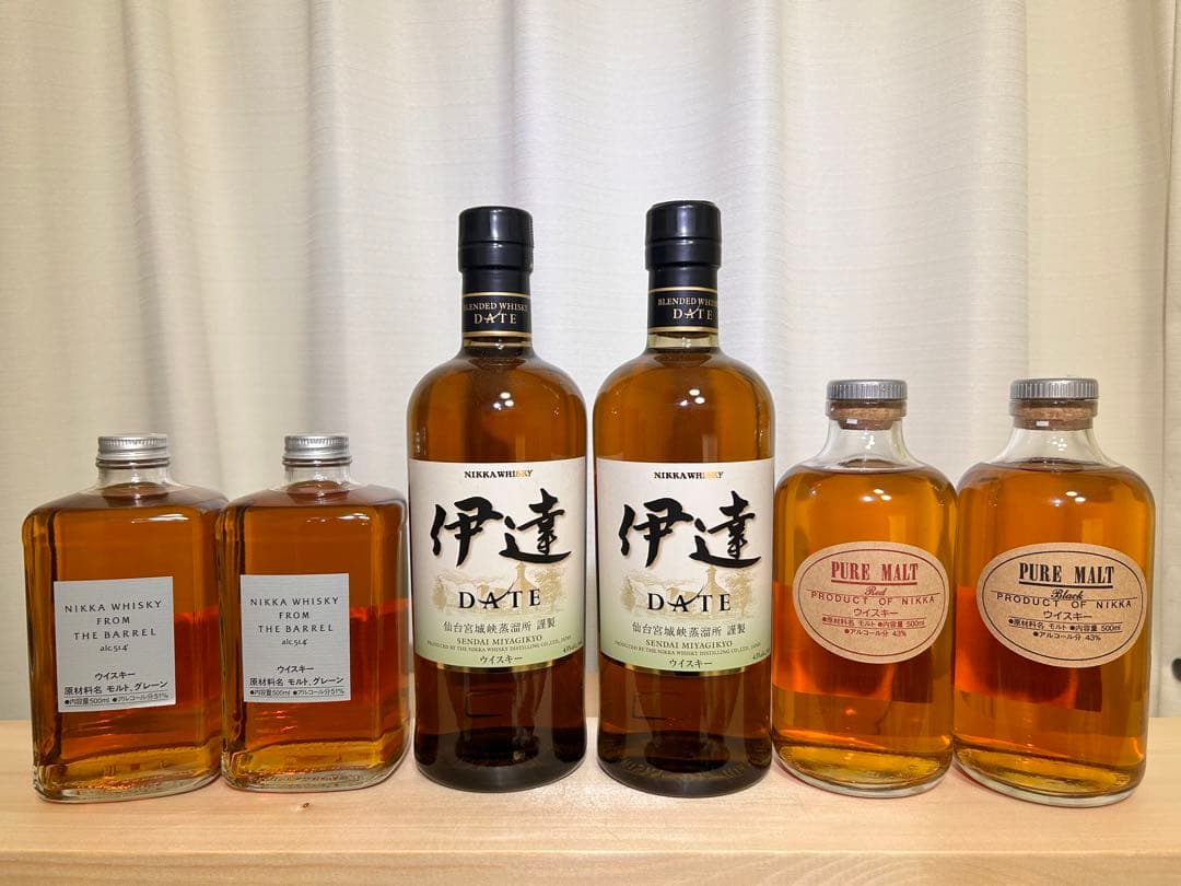 ニッカウイスキー 限定品６本セット ブラックニッカ ウイスキー 7種飲み比べセット ｜ ニッカウイスキー