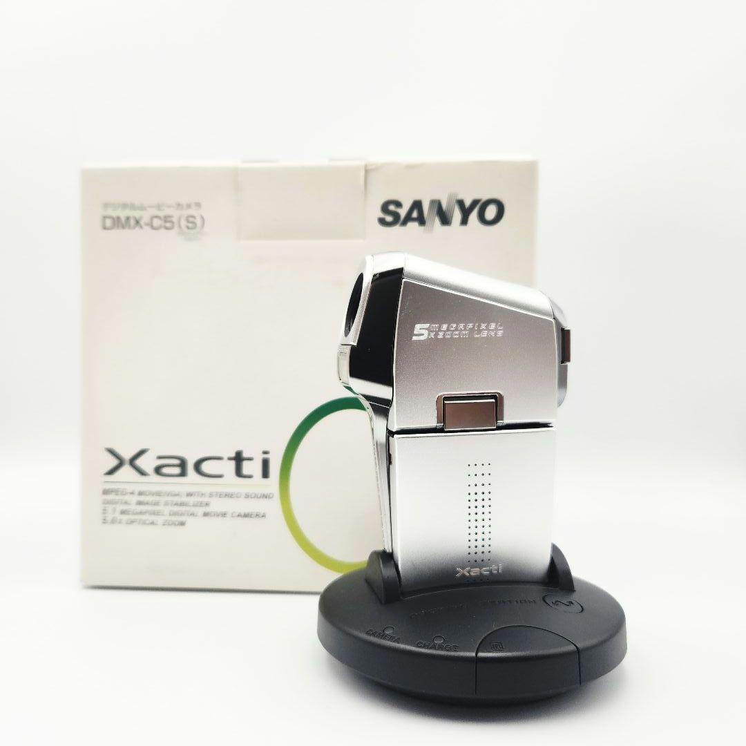 【希少】SANYO Xacti DMX-C5 ビデオカメラ 箱付き、付属品充実 希少】SANYO Xacti DMX-C5 ビデオカメラ 箱付き、付属品充実
