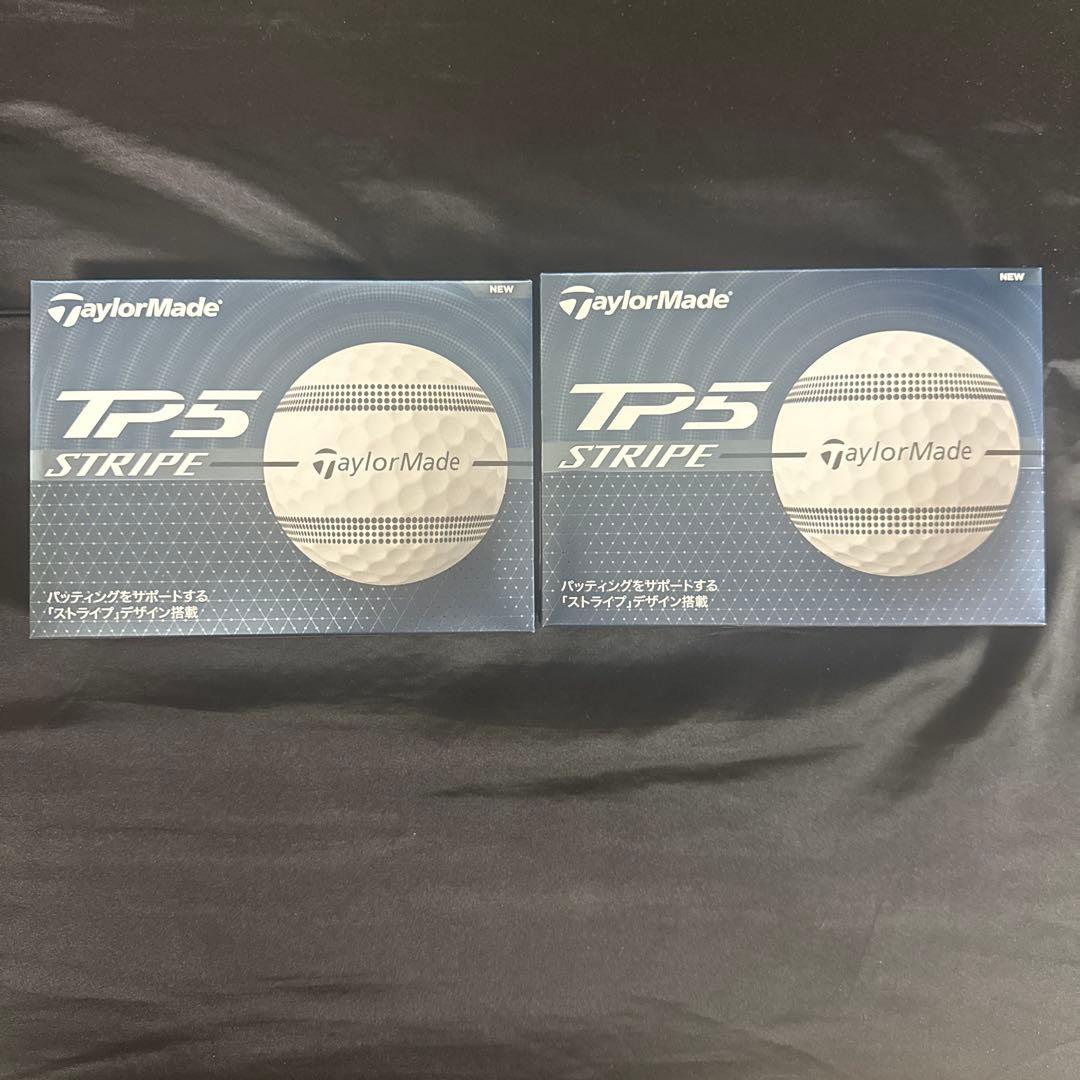 TaylorMade TP5 STRIPE ゴルフボール 2ダース TaylorMade - TP5 Stripe Golf Balls | Morton Golf Sales