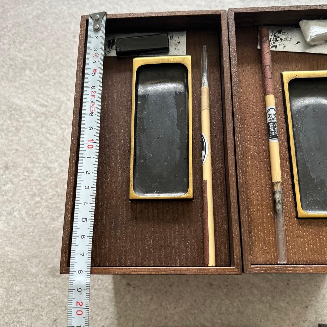重硯箱 香道具 硯 硯箱 鳩居堂 親硯 - メルカリ