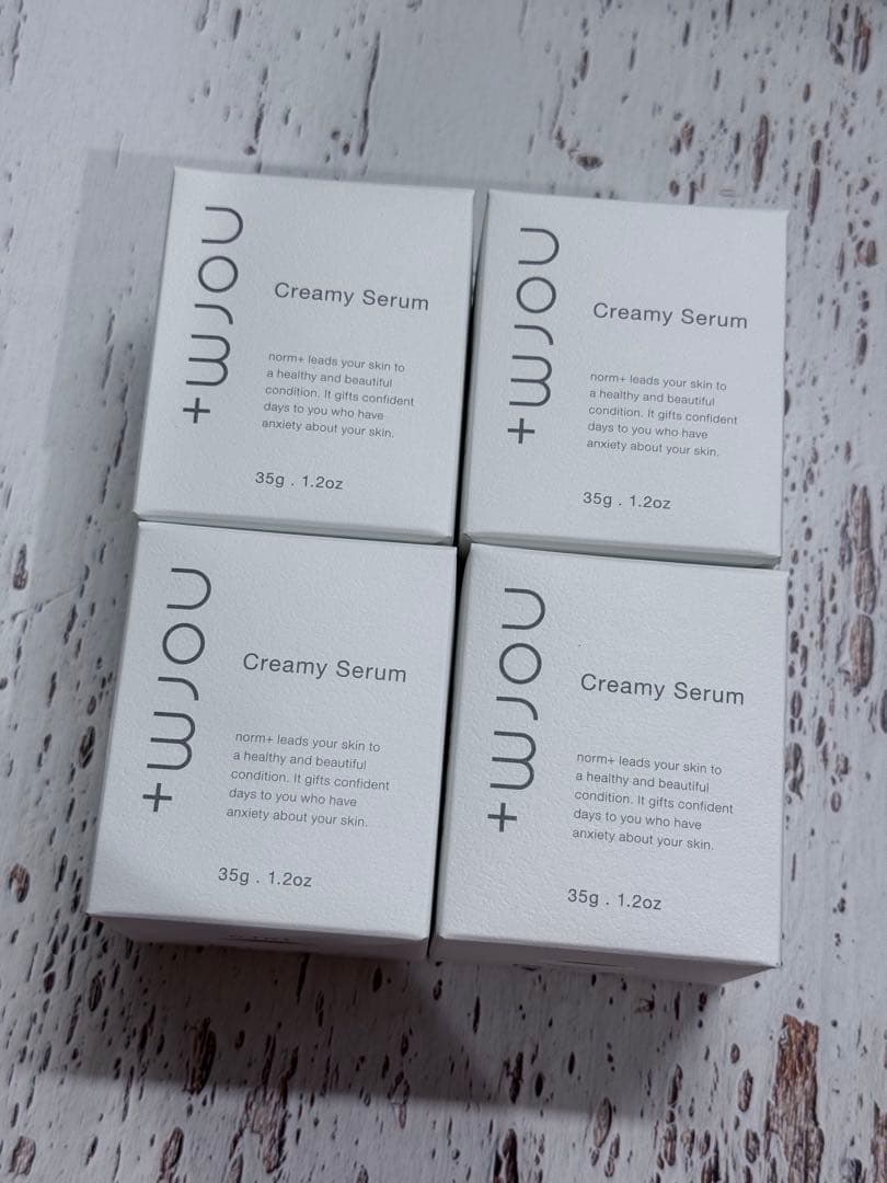 【新品未使用　限定値下げ】 norm+ クリーミーセラム 4個 試してみた】norm+ クリーミーセラムの効果・肌質別の口コミ・レビュー