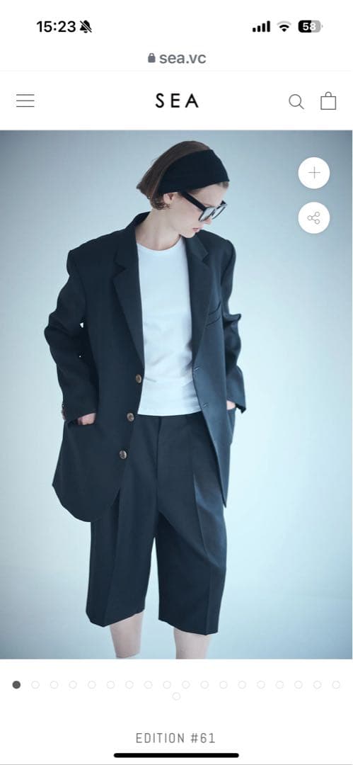 SEAオーバーサイズ テーラードジャケット 黒 オーバーサイズテーラードジャケット(ブラック)JK103-BL-M | パーティ