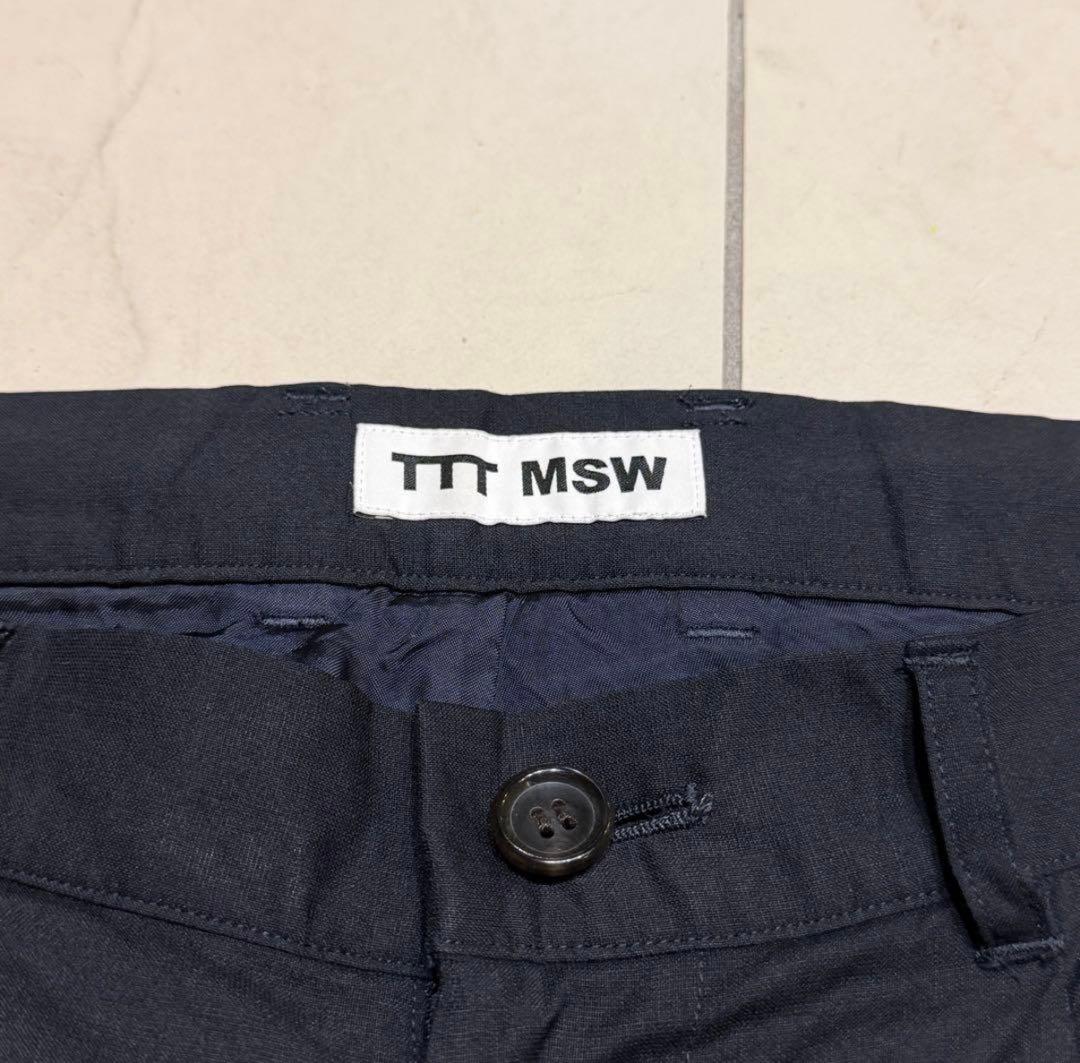 ttt ネイビー スラックス - メルカリ