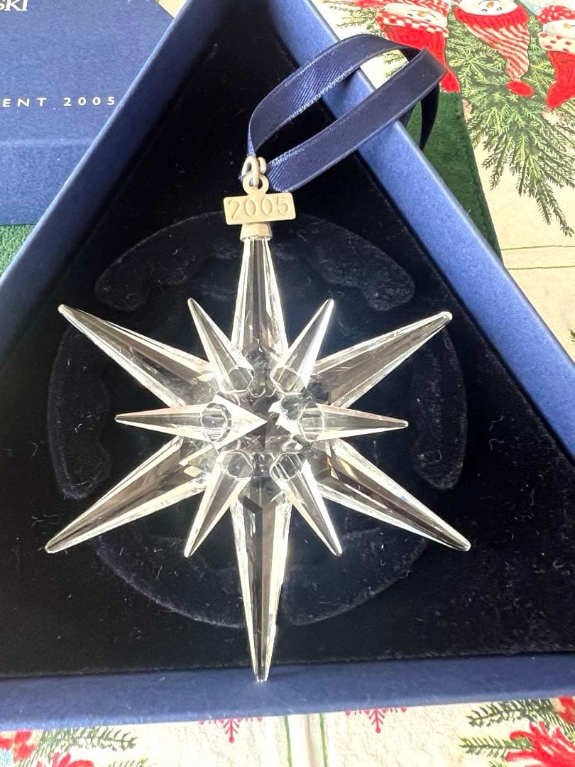 Swarovski クリスマスオーナメント 2005 SWAROVSKI（スワロフスキー） 『2005 クリスマス リトルスター