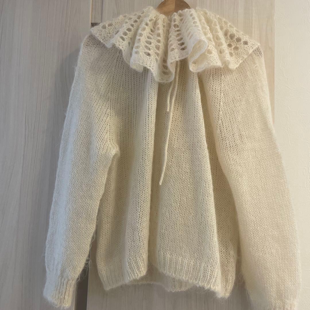 fofofofa ニットセーター PETAL mohair mix knitができるまで - fofofofa