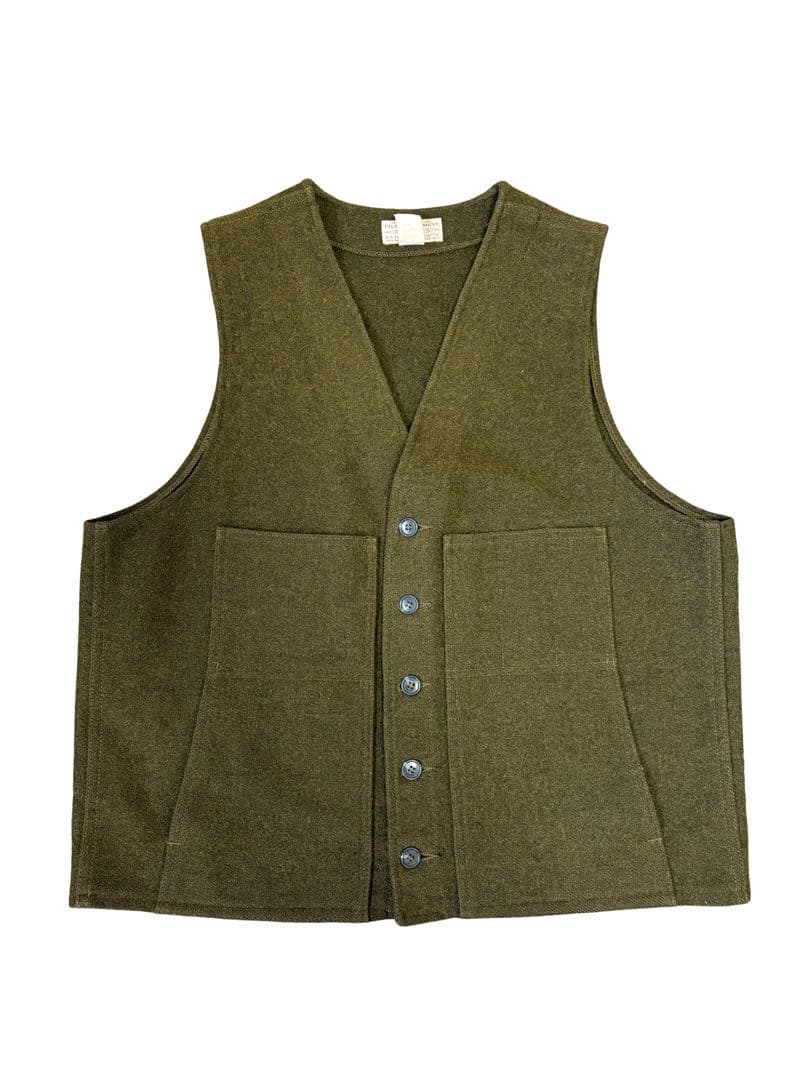 美品　FILSON GARMENT ウールベスト オリーブグリーン　アメリカ製 楽天市場】フィルソン FILSON マッキーノ ウールベスト 10055 メンズ