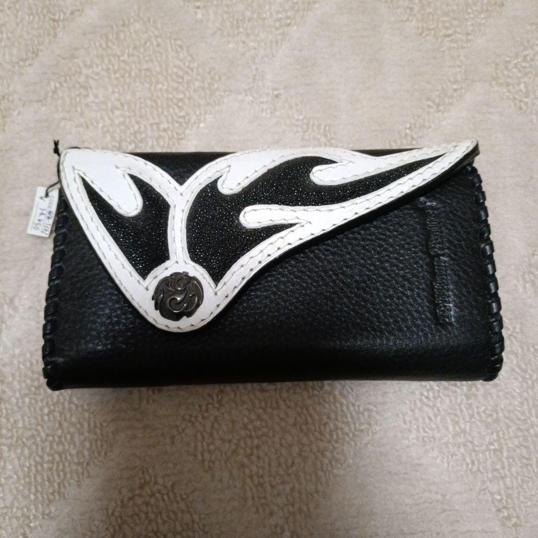 未使用品✨WILLIAM WALLES ウィリアムウォレス　長財布　レザー william walles ウィリアムウォレス 長財布 エイ革 牛革 | Shop at