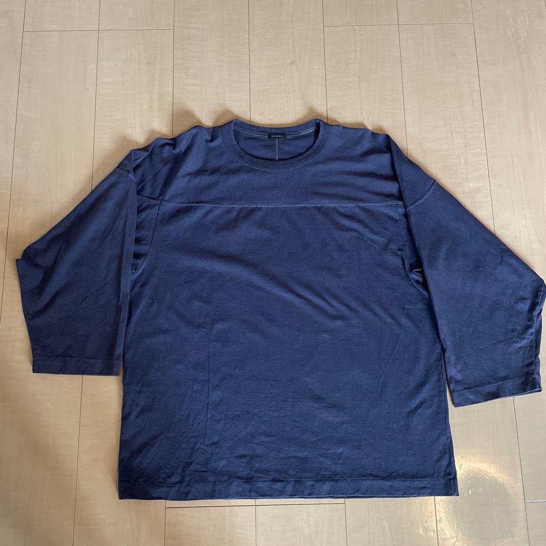 COMOLI ネイビー　フットボールTシャツ　サイズ1 COMOLI / コモリ | フットボール Tシャツ - Navy | 通販 - 正規取扱店