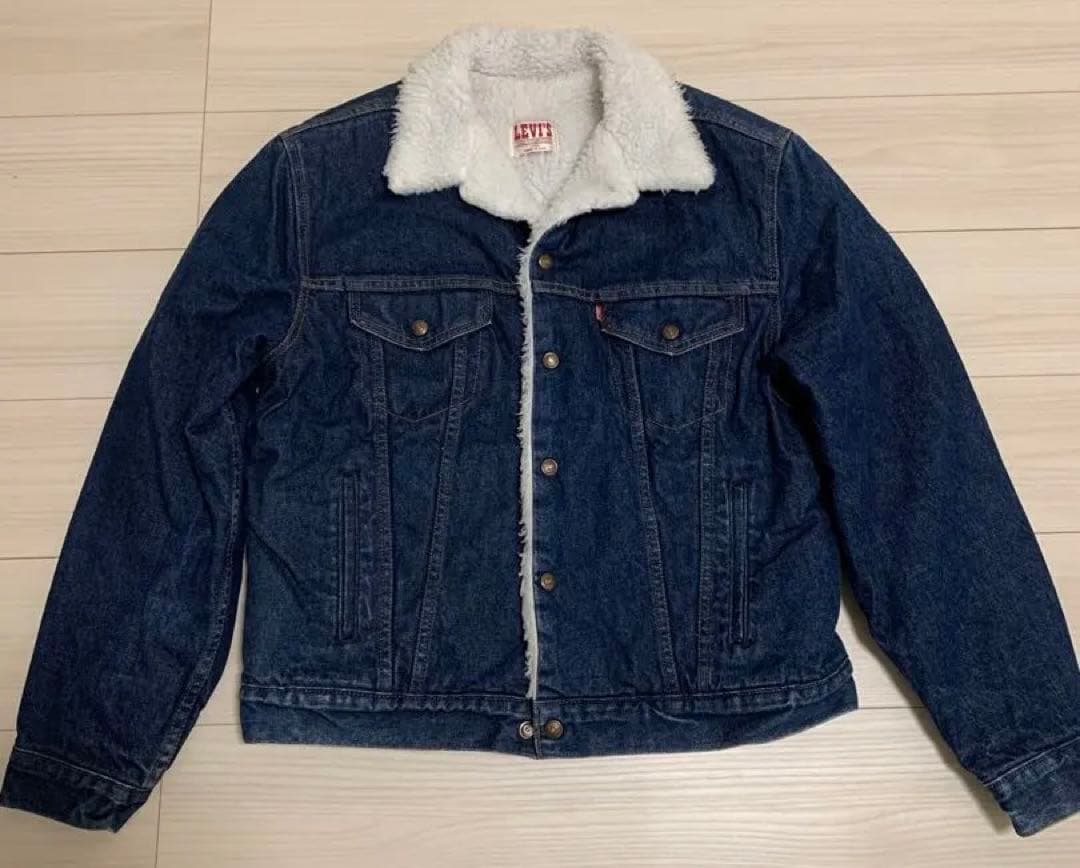 美品　1980s アメリカ製　リーバイス　シェルパ　ジャケット　濃紺 楽天市場】リーバイス Levi's Levis タイプ3 シェルパ トラッカー