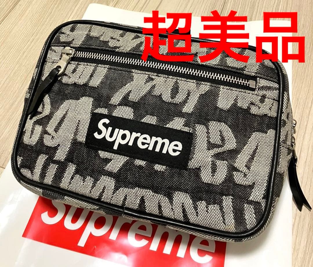 24H以内発送 完売品 Fat Tip Jacquard Denim Waist 楽天市場】Supreme / シュプリームFat Tip Jacquard Denim Waist Bag