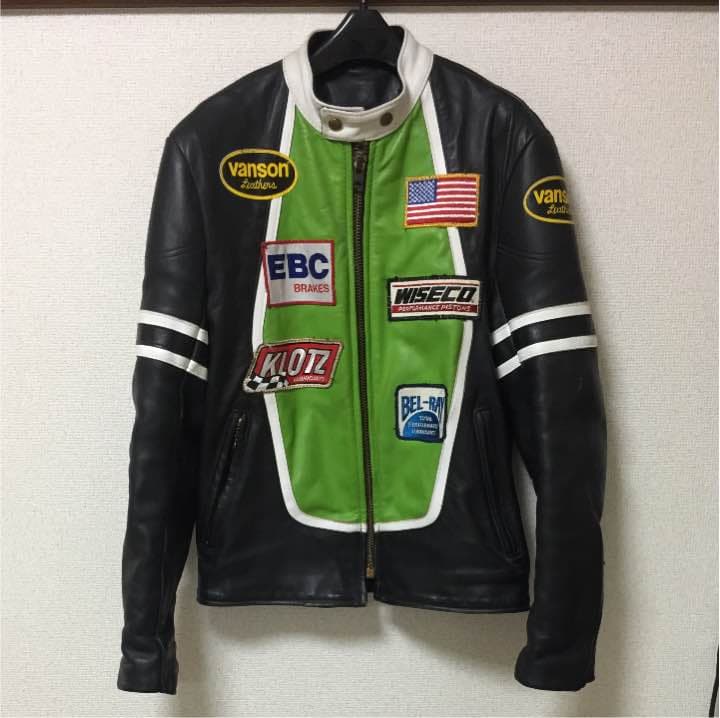 VANSON バンソン RJP 38 ライダース ジャケット - メルカリ