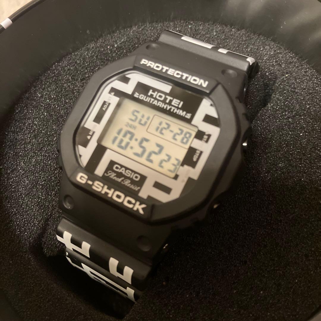 布袋 HOTEI G-SHOCK DW-5600HT-1JR CASIO 楽天市場】カシオ CASIO メンズ腕時計 ジーショック G-SHOCK 布袋寅泰