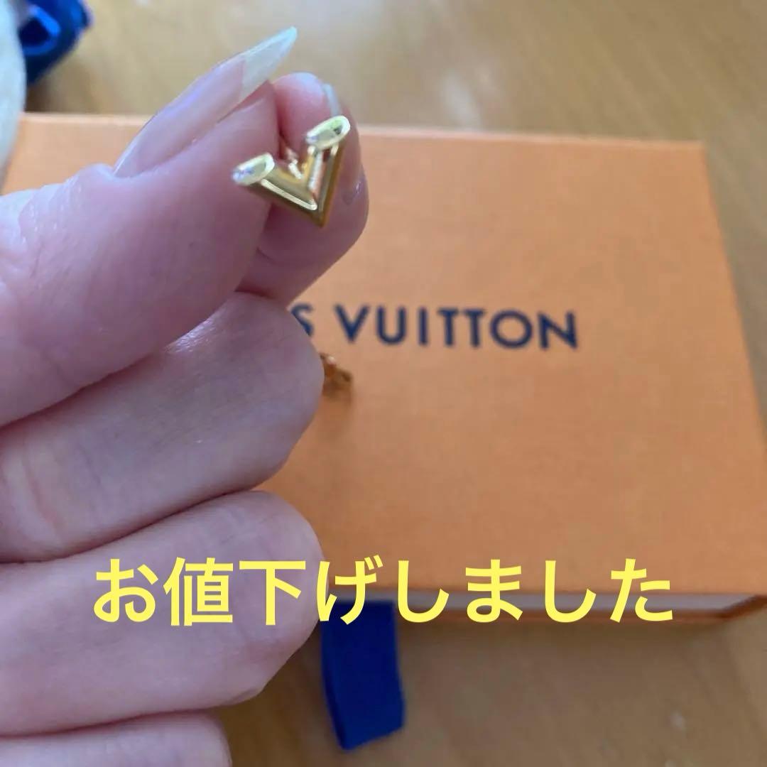 ルイ・ヴィトン ピアス 中古] ルイ・ヴィトン イディールブロッサム LV ピュス Q96549 ピアス