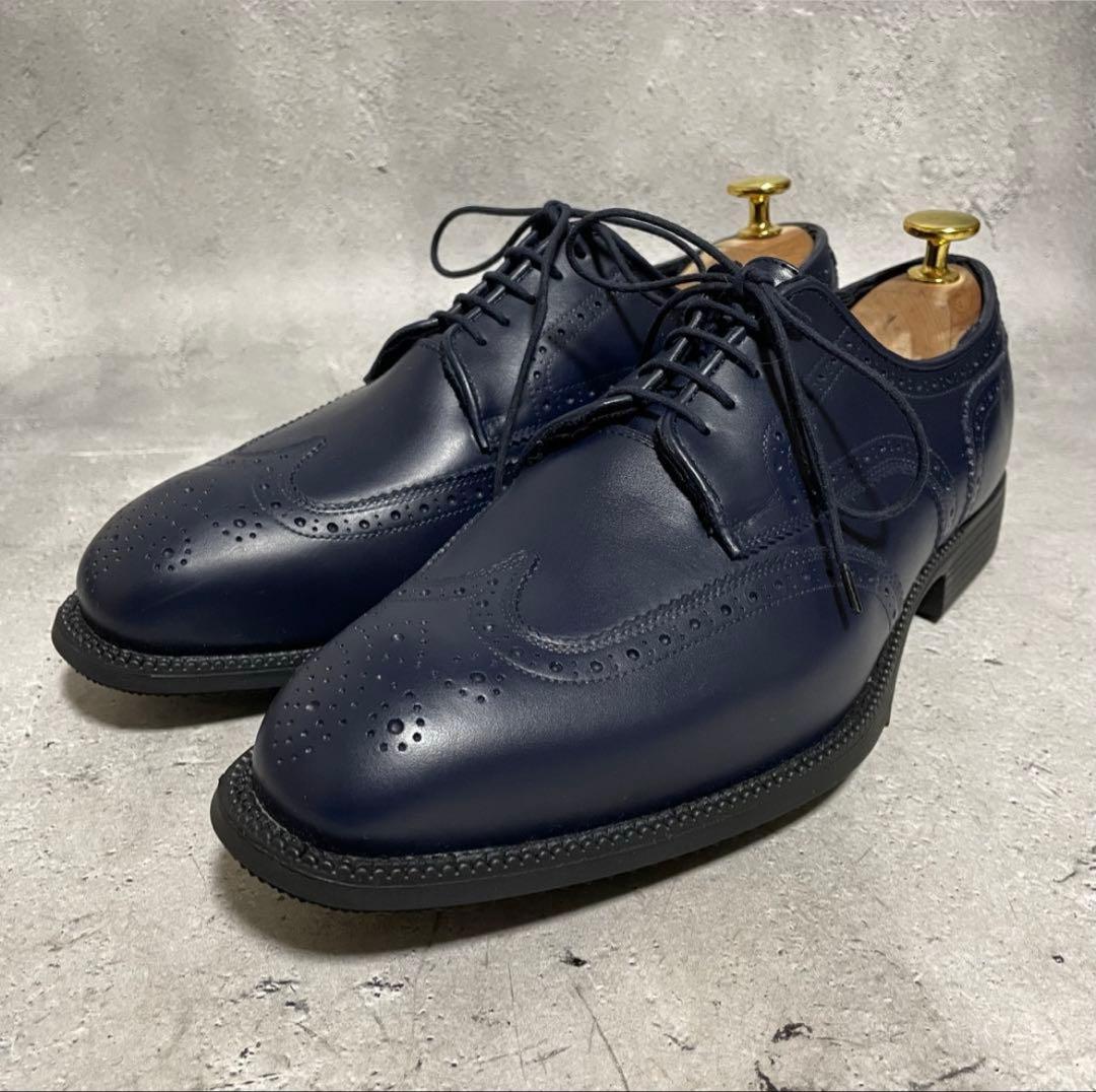 美品　リーガル　REGAL （24） レインシューズ　ウィングチップ　メダリオン REGAL / リーガル メダリオン ウイングチップシューズ 24 1/2(24.5cm