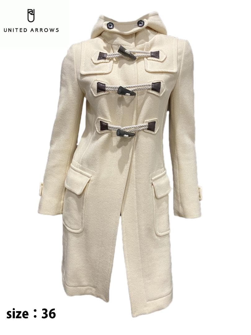 UnitedArrows/ユナイテッドアローズ　ダッフルコートS～Mサイズ BEAUTY＆YOUTH UNITED ARROWS ダッフルコート MEDIUM ブラック メンズ